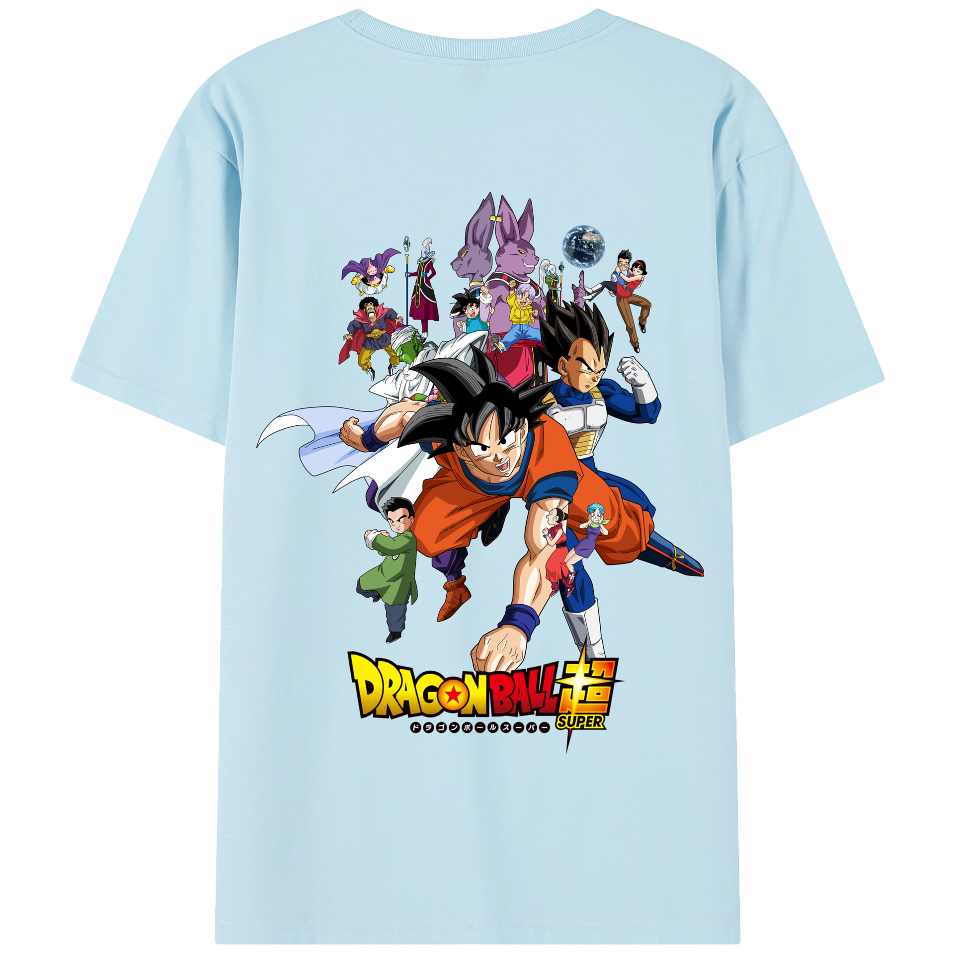 （画像用） ドラゴンボール DRAGON BALL 綿100％半袖Tシャツ（背面プリント）